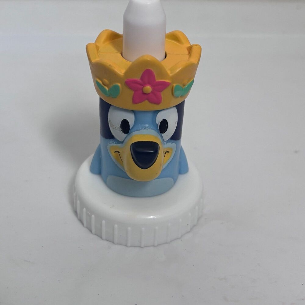 Good 2 Grow Juice Bottle Topper Bluey Character Yellow Crown Flower Lid Spout - Picture 1 of 2